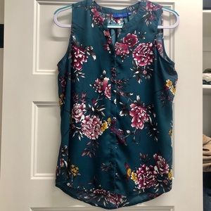 Apt. 9 flowered blouse